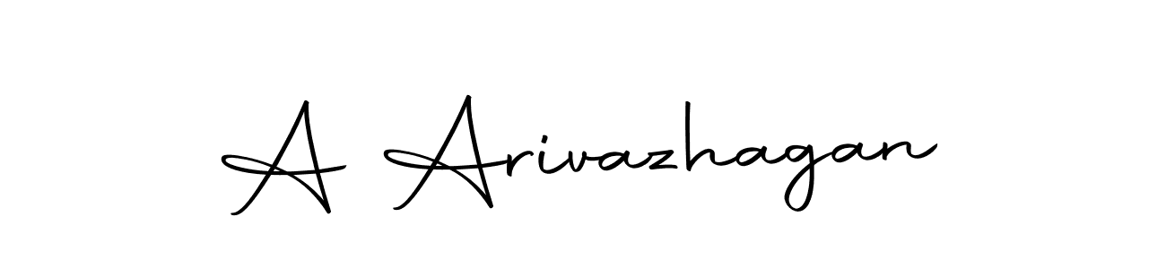 A Arivazhagan stylish signature style. Best Handwritten Sign (Autography-DOLnW) for my name. Handwritten Signature Collection Ideas for my name A Arivazhagan. A Arivazhagan signature style 10 images and pictures png