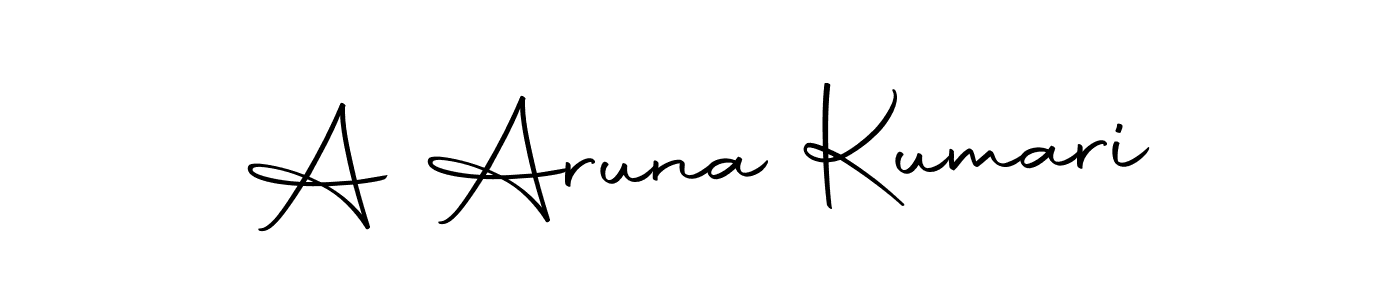 Autography-DOLnW is a professional signature style that is perfect for those who want to add a touch of class to their signature. It is also a great choice for those who want to make their signature more unique. Get A Aruna Kumari name to fancy signature for free. A Aruna Kumari signature style 10 images and pictures png