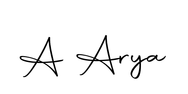 How to make A Arya signature? Autography-DOLnW is a professional autograph style. Create handwritten signature for A Arya name. A Arya signature style 10 images and pictures png