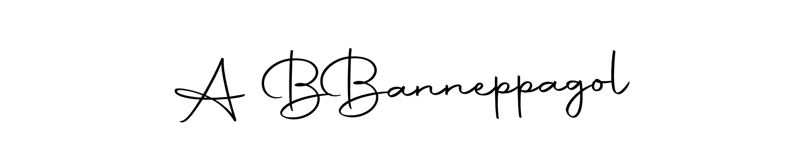Make a beautiful signature design for name A B  Banneppagol. Use this online signature maker to create a handwritten signature for free. A B  Banneppagol signature style 10 images and pictures png
