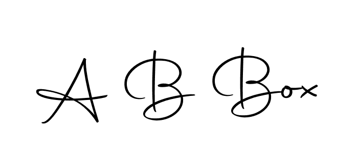 You should practise on your own different ways (Autography-DOLnW) to write your name (A B Box) in signature. don't let someone else do it for you. A B Box signature style 10 images and pictures png