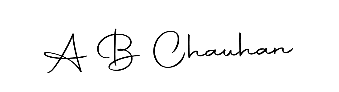 Design your own signature with our free online signature maker. With this signature software, you can create a handwritten (Autography-DOLnW) signature for name A B Chauhan. A B Chauhan signature style 10 images and pictures png