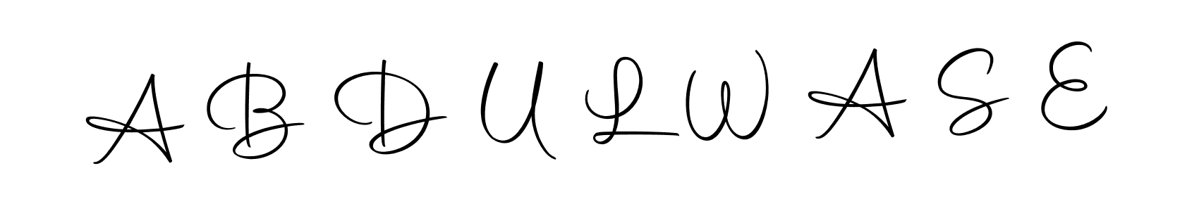 Here are the top 10 professional signature styles for the name A B D U L W A S E. These are the best autograph styles you can use for your name. A B D U L W A S E signature style 10 images and pictures png