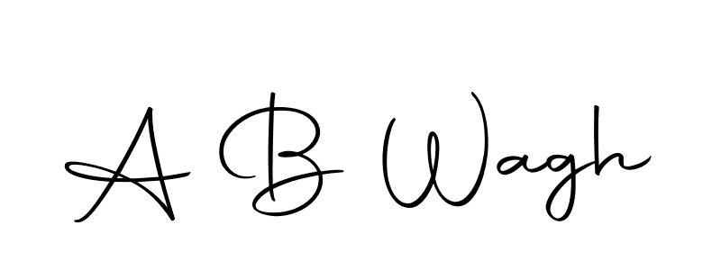 You should practise on your own different ways (Autography-DOLnW) to write your name (A B Wagh) in signature. don't let someone else do it for you. A B Wagh signature style 10 images and pictures png