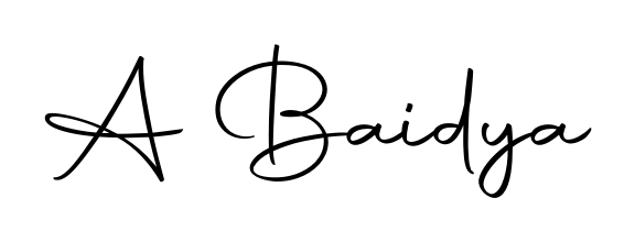 Generate high-definition signature styles for A Baidya. The Autography-DOLnW typeface ensures crisp legibility and sophisticated design. A Baidya signature style 10 images and pictures png