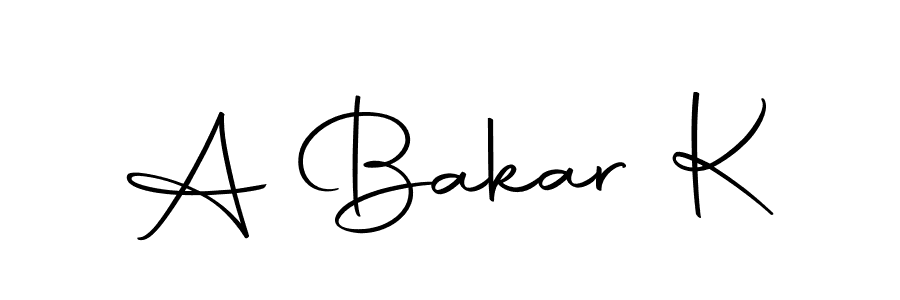 A Bakar K stylish signature style. Best Handwritten Sign (Autography-DOLnW) for my name. Handwritten Signature Collection Ideas for my name A Bakar K. A Bakar K signature style 10 images and pictures png