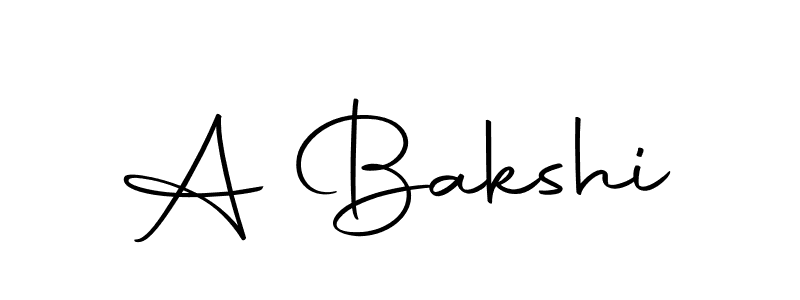 The best way (Autography-DOLnW) to make a short signature is to pick only two or three words in your name. The name A Bakshi include a total of six letters. For converting this name. A Bakshi signature style 10 images and pictures png