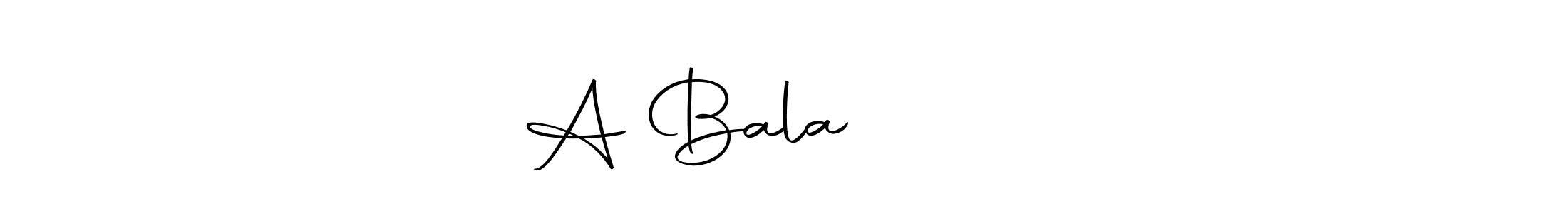 Design your own signature with our free online signature maker. With this signature software, you can create a handwritten (Autography-DOLnW) signature for name A Bala కృష్ణ. A Bala కృష్ణ signature style 10 images and pictures png
