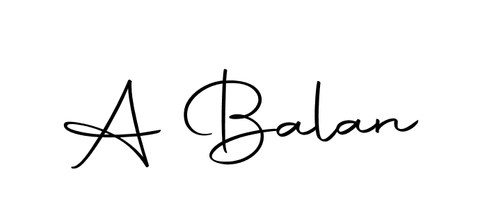 Also we have A Balan name is the best signature style. Create professional handwritten signature collection using Autography-DOLnW autograph style. A Balan signature style 10 images and pictures png