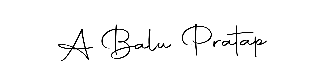 Design your own signature with our free online signature maker. With this signature software, you can create a handwritten (Autography-DOLnW) signature for name A Balu Pratap. A Balu Pratap signature style 10 images and pictures png