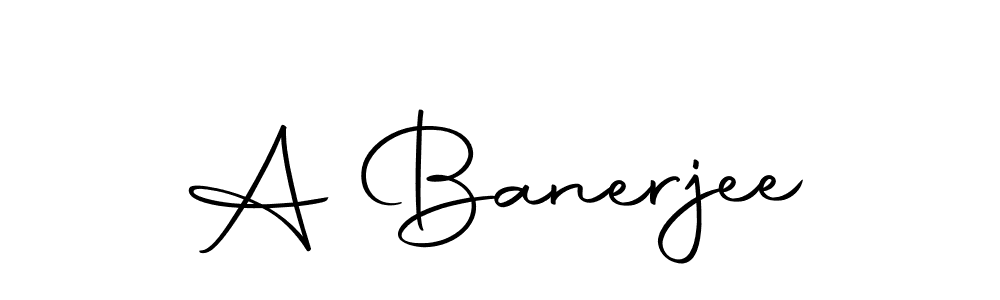 How to make A Banerjee signature? Autography-DOLnW is a professional autograph style. Create handwritten signature for A Banerjee name. A Banerjee signature style 10 images and pictures png