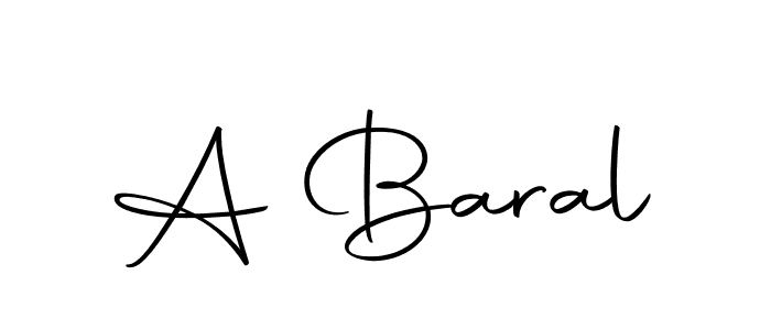 Here are the top 10 professional signature styles for the name A Baral. These are the best autograph styles you can use for your name. A Baral signature style 10 images and pictures png