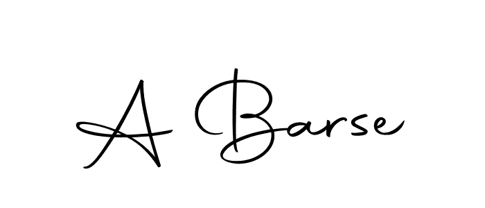 Design your own signature with our free online signature maker. With this signature software, you can create a handwritten (Autography-DOLnW) signature for name A Barse. A Barse signature style 10 images and pictures png