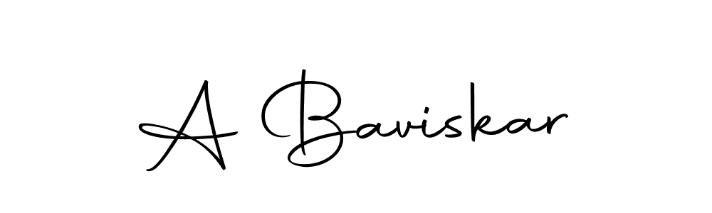 Make a beautiful signature design for name A Baviskar. With this signature (Autography-DOLnW) style, you can create a handwritten signature for free. A Baviskar signature style 10 images and pictures png