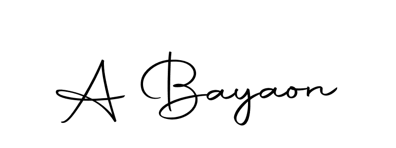 Make a beautiful signature design for name A Bayaon. Use this online signature maker to create a handwritten signature for free. A Bayaon signature style 10 images and pictures png