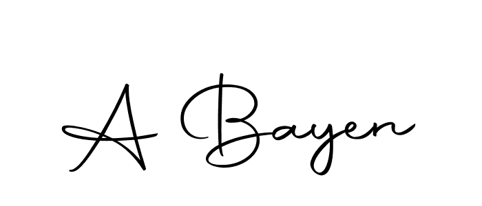 Make a beautiful signature design for name A Bayen. Use this online signature maker to create a handwritten signature for free. A Bayen signature style 10 images and pictures png