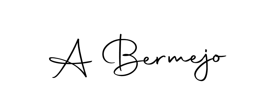 You should practise on your own different ways (Autography-DOLnW) to write your name (A Bermejo) in signature. don't let someone else do it for you. A Bermejo signature style 10 images and pictures png