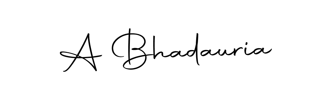 Make a short A Bhadauria signature style. Manage your documents anywhere anytime using Autography-DOLnW. Create and add eSignatures, submit forms, share and send files easily. A Bhadauria signature style 10 images and pictures png