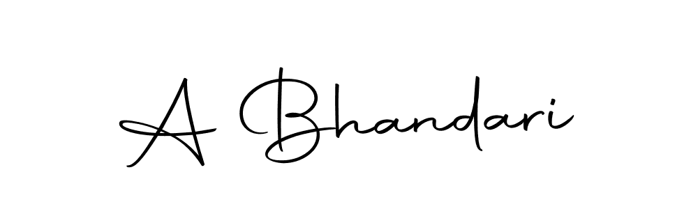 Here are the top 10 professional signature styles for the name A Bhandari. These are the best autograph styles you can use for your name. A Bhandari signature style 10 images and pictures png