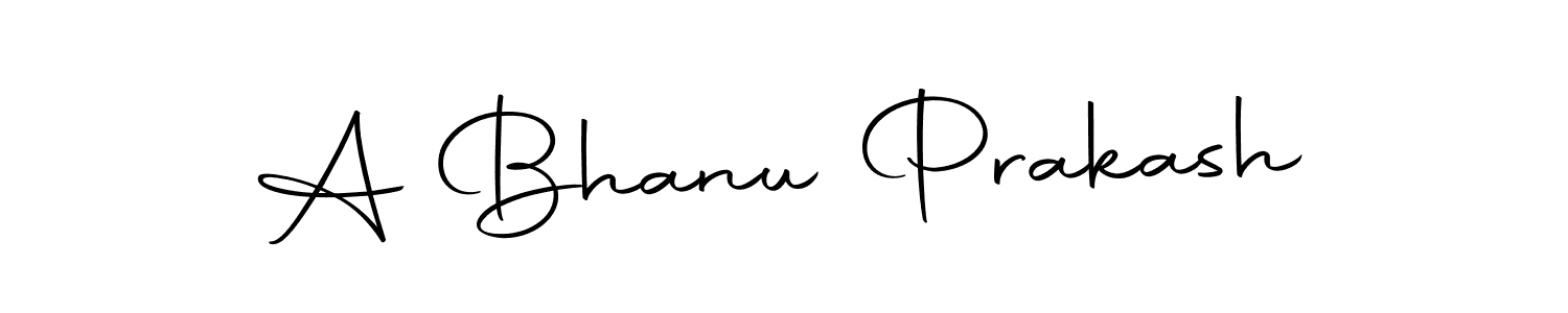 The best way (Autography-DOLnW) to make a short signature is to pick only two or three words in your name. The name A Bhanu Prakash include a total of six letters. For converting this name. A Bhanu Prakash signature style 10 images and pictures png