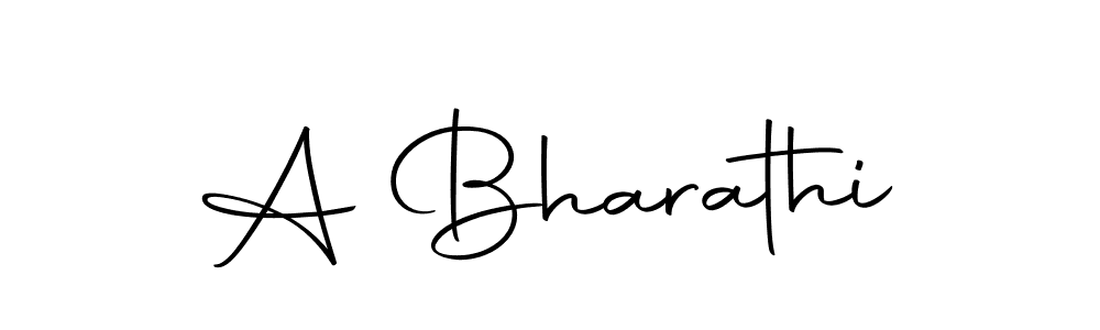 You should practise on your own different ways (Autography-DOLnW) to write your name (A Bharathi) in signature. don't let someone else do it for you. A Bharathi signature style 10 images and pictures png