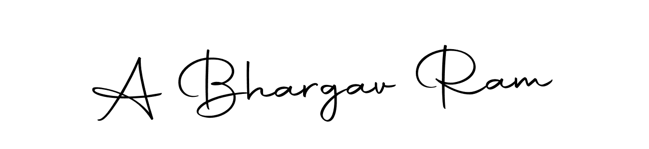 Design your own signature with our free online signature maker. With this signature software, you can create a handwritten (Autography-DOLnW) signature for name A Bhargav Ram. A Bhargav Ram signature style 10 images and pictures png