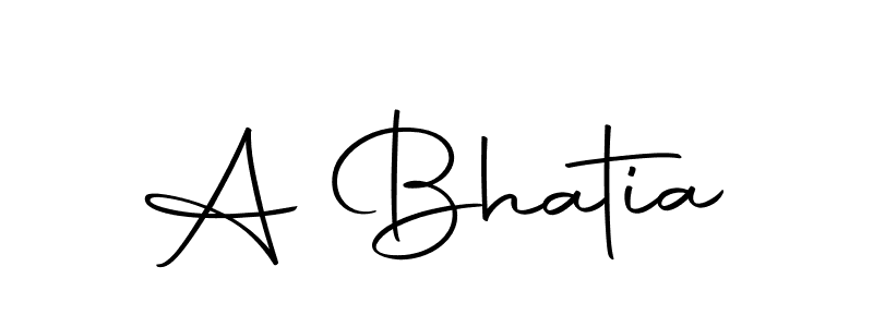 A Bhatia stylish signature style. Best Handwritten Sign (Autography-DOLnW) for my name. Handwritten Signature Collection Ideas for my name A Bhatia. A Bhatia signature style 10 images and pictures png