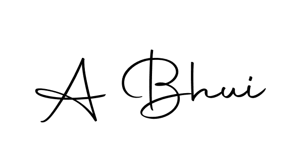 if you are searching for the best signature style for your name A Bhui. so please give up your signature search. here we have designed multiple signature styles  using Autography-DOLnW. A Bhui signature style 10 images and pictures png
