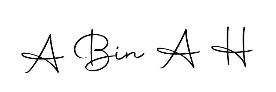 The best way (Autography-DOLnW) to make a short signature is to pick only two or three words in your name. The name A Bin A H include a total of six letters. For converting this name. A Bin A H signature style 10 images and pictures png