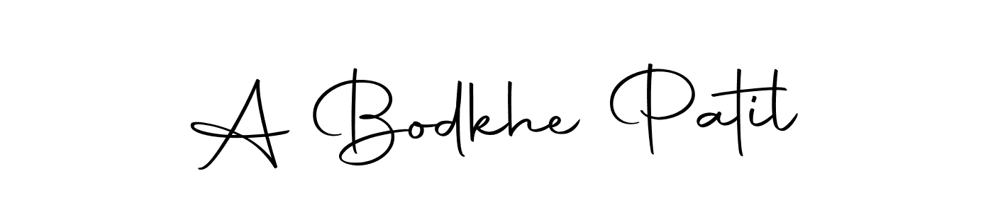 Also we have A Bodkhe Patil name is the best signature style. Create professional handwritten signature collection using Autography-DOLnW autograph style. A Bodkhe Patil signature style 10 images and pictures png