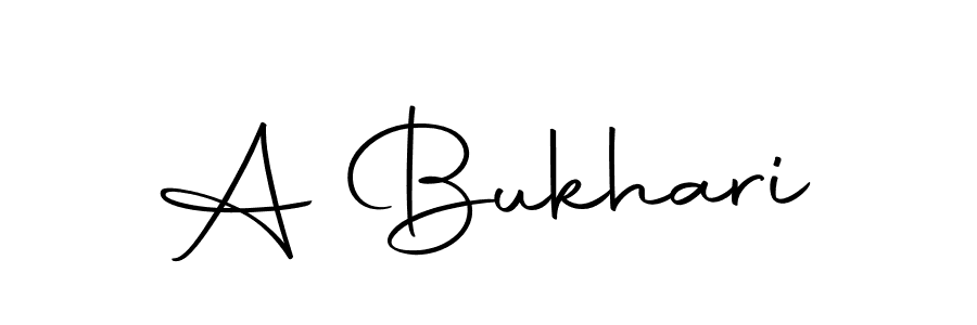 Also we have A Bukhari name is the best signature style. Create professional handwritten signature collection using Autography-DOLnW autograph style. A Bukhari signature style 10 images and pictures png