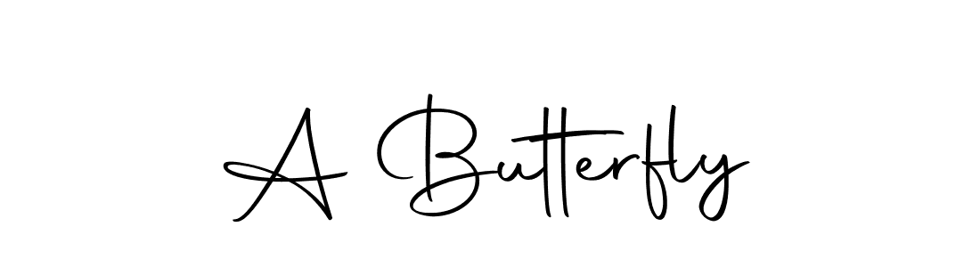 Design your own signature with our free online signature maker. With this signature software, you can create a handwritten (Autography-DOLnW) signature for name A Butterfly. A Butterfly signature style 10 images and pictures png