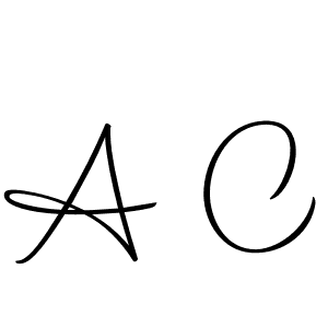 You should practise on your own different ways (Autography-DOLnW) to write your name (A C) in signature. don't let someone else do it for you. A C signature style 10 images and pictures png