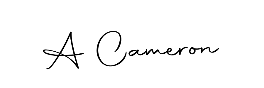 You should practise on your own different ways (Autography-DOLnW) to write your name (A Cameron) in signature. don't let someone else do it for you. A Cameron signature style 10 images and pictures png