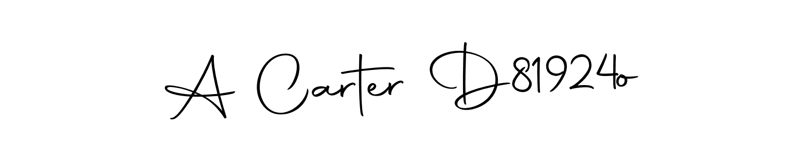 It looks lik you need a new signature style for name A Carter D81924o. Design unique handwritten (Autography-DOLnW) signature with our free signature maker in just a few clicks. A Carter D81924o signature style 10 images and pictures png