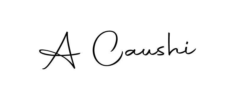 The best way (Autography-DOLnW) to make a short signature is to pick only two or three words in your name. The name A Caushi include a total of six letters. For converting this name. A Caushi signature style 10 images and pictures png