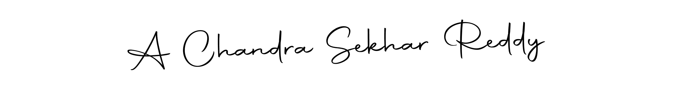 Create a beautiful signature design for name A Chandra Sekhar Reddy. With this signature (Autography-DOLnW) fonts, you can make a handwritten signature for free. A Chandra Sekhar Reddy signature style 10 images and pictures png