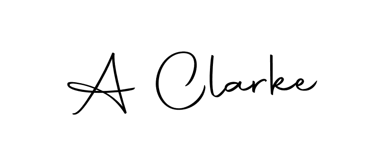 Create a beautiful signature design for name A Clarke. With this signature (Autography-DOLnW) fonts, you can make a handwritten signature for free. A Clarke signature style 10 images and pictures png