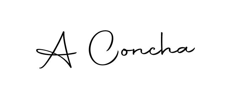 Here are the top 10 professional signature styles for the name A Concha. These are the best autograph styles you can use for your name. A Concha signature style 10 images and pictures png