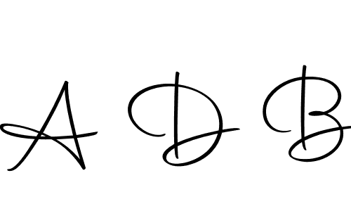 This is the best signature style for the A D B name. Also you like these signature font (Autography-DOLnW). Mix name signature. A D B signature style 10 images and pictures png