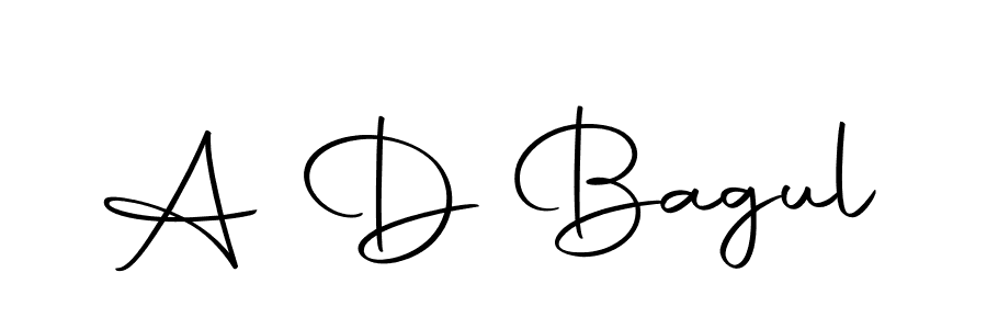The best way (Autography-DOLnW) to make a short signature is to pick only two or three words in your name. The name A D Bagul include a total of six letters. For converting this name. A D Bagul signature style 10 images and pictures png