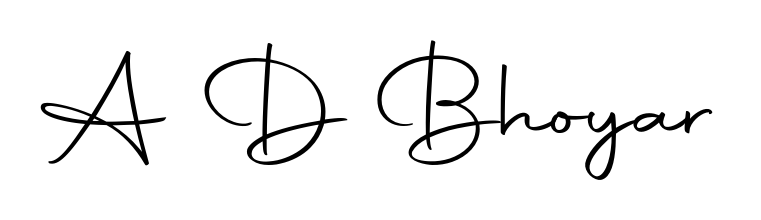 Enhance your business communications with A D Bhoyar signature in Autography-DOLnW lettering. Clean, modern, and universally compatible. A D Bhoyar signature style 10 images and pictures png