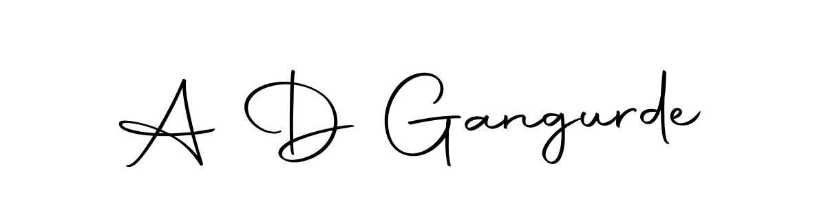 Use a signature maker to create a handwritten signature online. With this signature software, you can design (Autography-DOLnW) your own signature for name A D Gangurde. A D Gangurde signature style 10 images and pictures png
