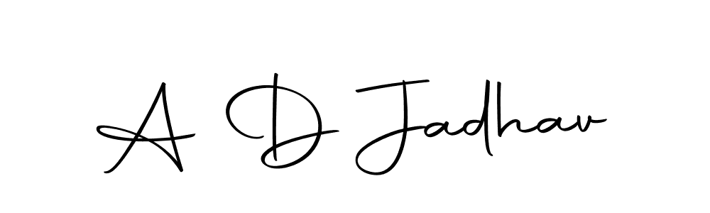 The best way (Autography-DOLnW) to make a short signature is to pick only two or three words in your name. The name A D Jadhav include a total of six letters. For converting this name. A D Jadhav signature style 10 images and pictures png