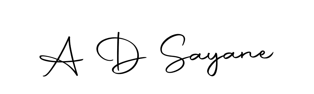 You can use this online signature creator to create a handwritten signature for the name A D Sayane. This is the best online autograph maker. A D Sayane signature style 10 images and pictures png