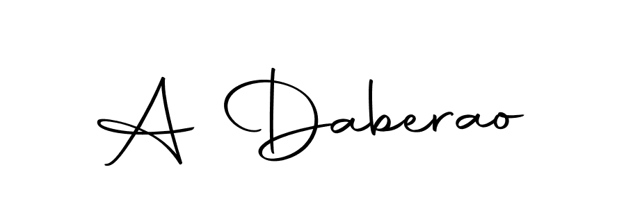 You should practise on your own different ways (Autography-DOLnW) to write your name (A Daberao) in signature. don't let someone else do it for you. A Daberao signature style 10 images and pictures png