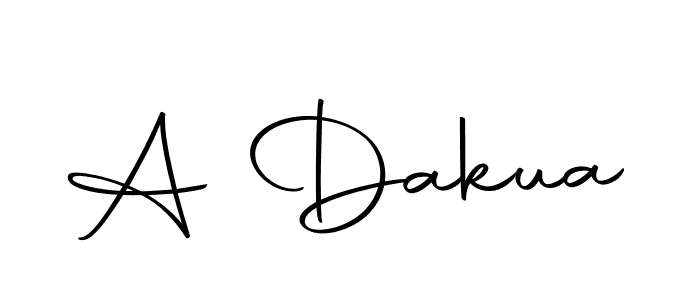 The best way (Autography-DOLnW) to make a short signature is to pick only two or three words in your name. The name A Dakua include a total of six letters. For converting this name. A Dakua signature style 10 images and pictures png