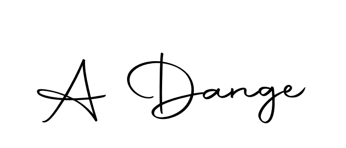 Design your own signature with our free online signature maker. With this signature software, you can create a handwritten (Autography-DOLnW) signature for name A Dange. A Dange signature style 10 images and pictures png