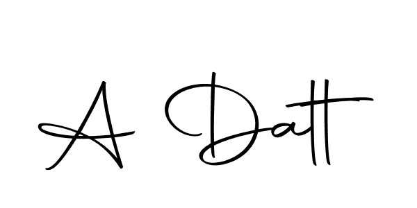 How to make A Datt name signature. Use Autography-DOLnW style for creating short signs online. This is the latest handwritten sign. A Datt signature style 10 images and pictures png