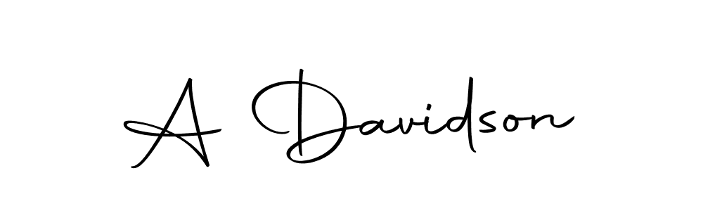 How to make A Davidson name signature. Use Autography-DOLnW style for creating short signs online. This is the latest handwritten sign. A Davidson signature style 10 images and pictures png